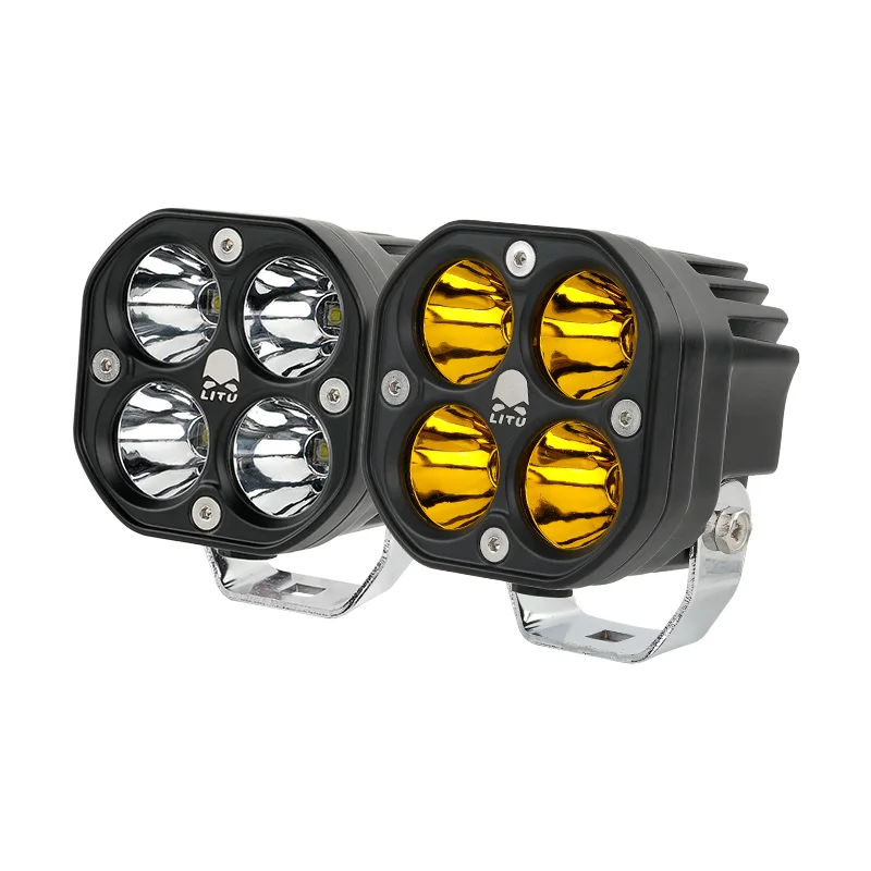 Auto Spare Parts 3 Inch 40W Combo Beam Auxiliary Fog Lamp LED Work Light Cube Pod Lights SUV 4WD Truck Cars