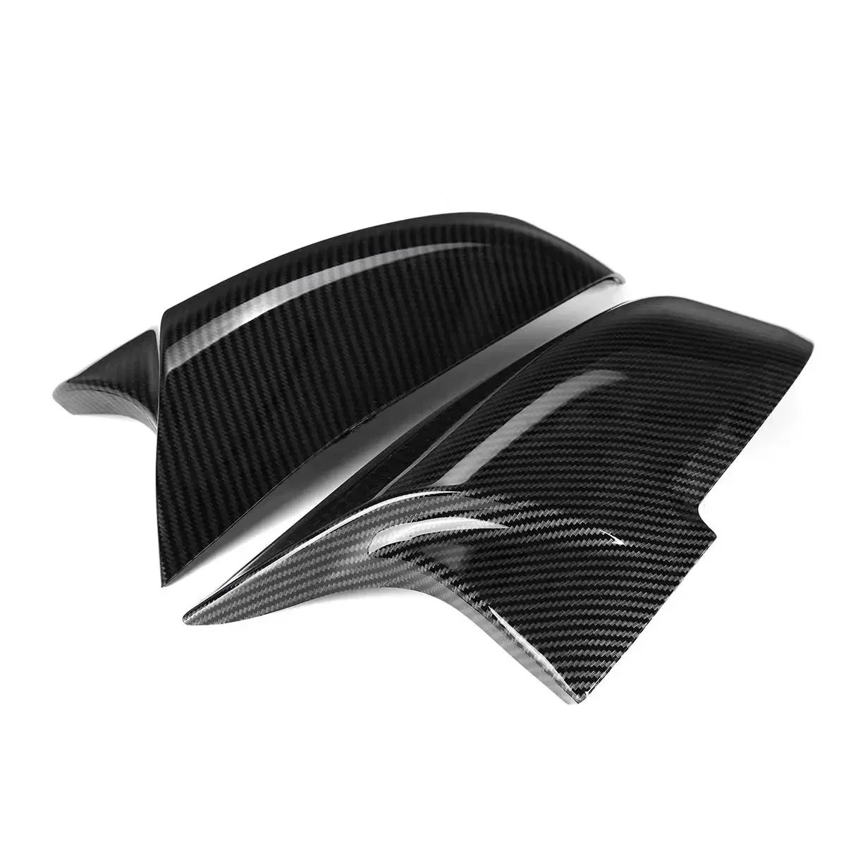 Capuchon de rétroviseur de voiture de style M, kit de carrosserie, porte latérale, couvercles de rétroviseur, BMW F21, F22, F30, F32, F33, F34, F35, F36, E84, 2012-2019, 2 pièces