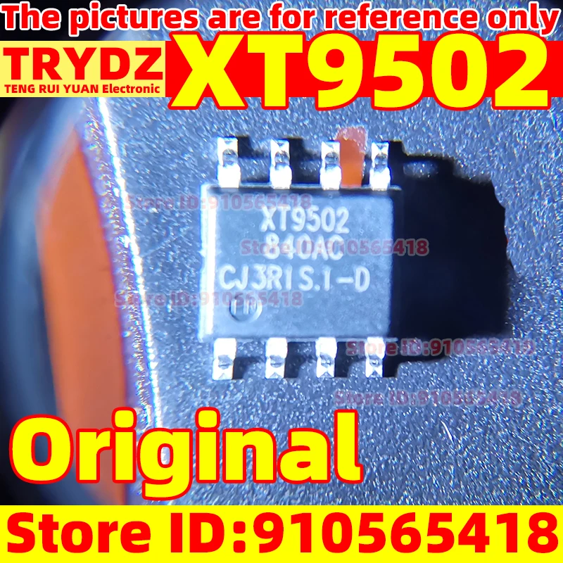 100-10pcs Original New XT9502 XT9502A840SR-G XT9502A840 SOP8 Dual lithium battery charging management chip transistor