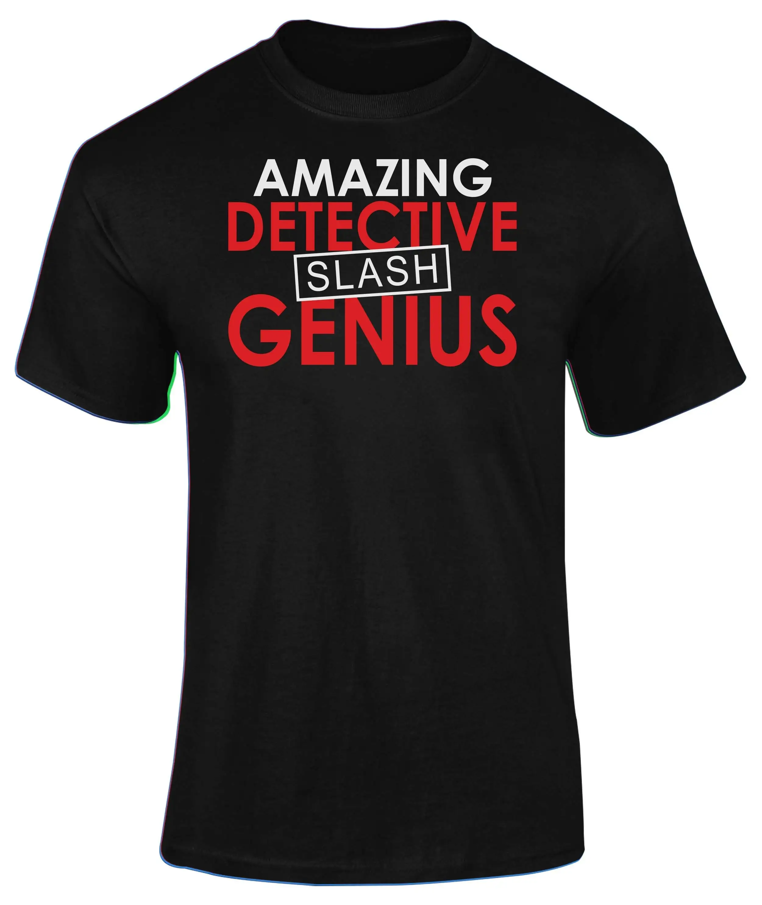 Amazing Detective Slash Genius Adults T Shirt Novelty Christmas Present