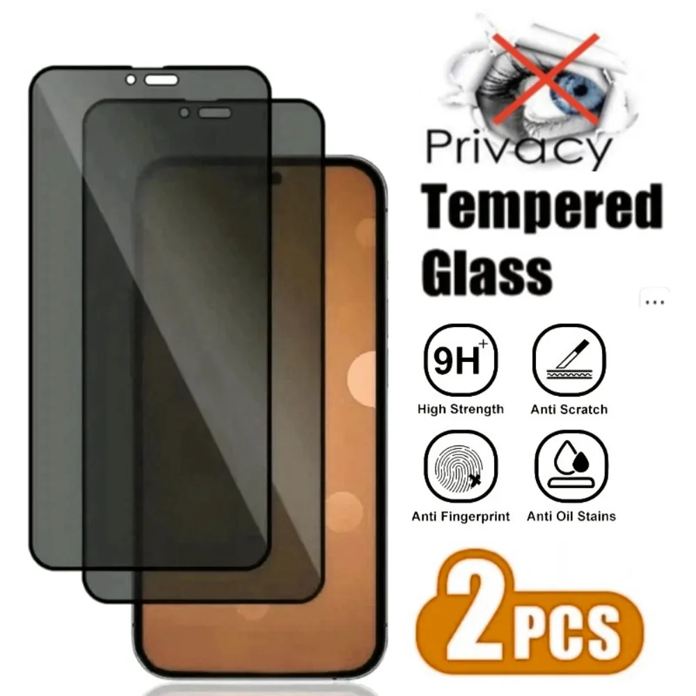 

2 шт. полноэкранная защита для iPhone 17 16 15 Pro Max 16e 15 14 Plus закаленное стекло для iPhone 14 13 12 11 Pro X XR XS