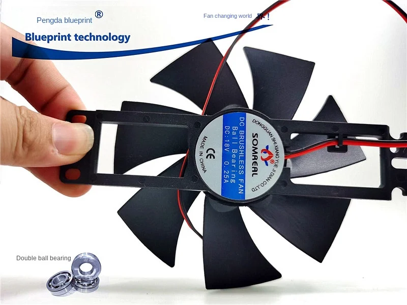 Jiuyang Meissupor fornello a induzione al plasma 18V ventola del radiatore del fornello a induzione grande ventola con doppio cuscinetto a sfera