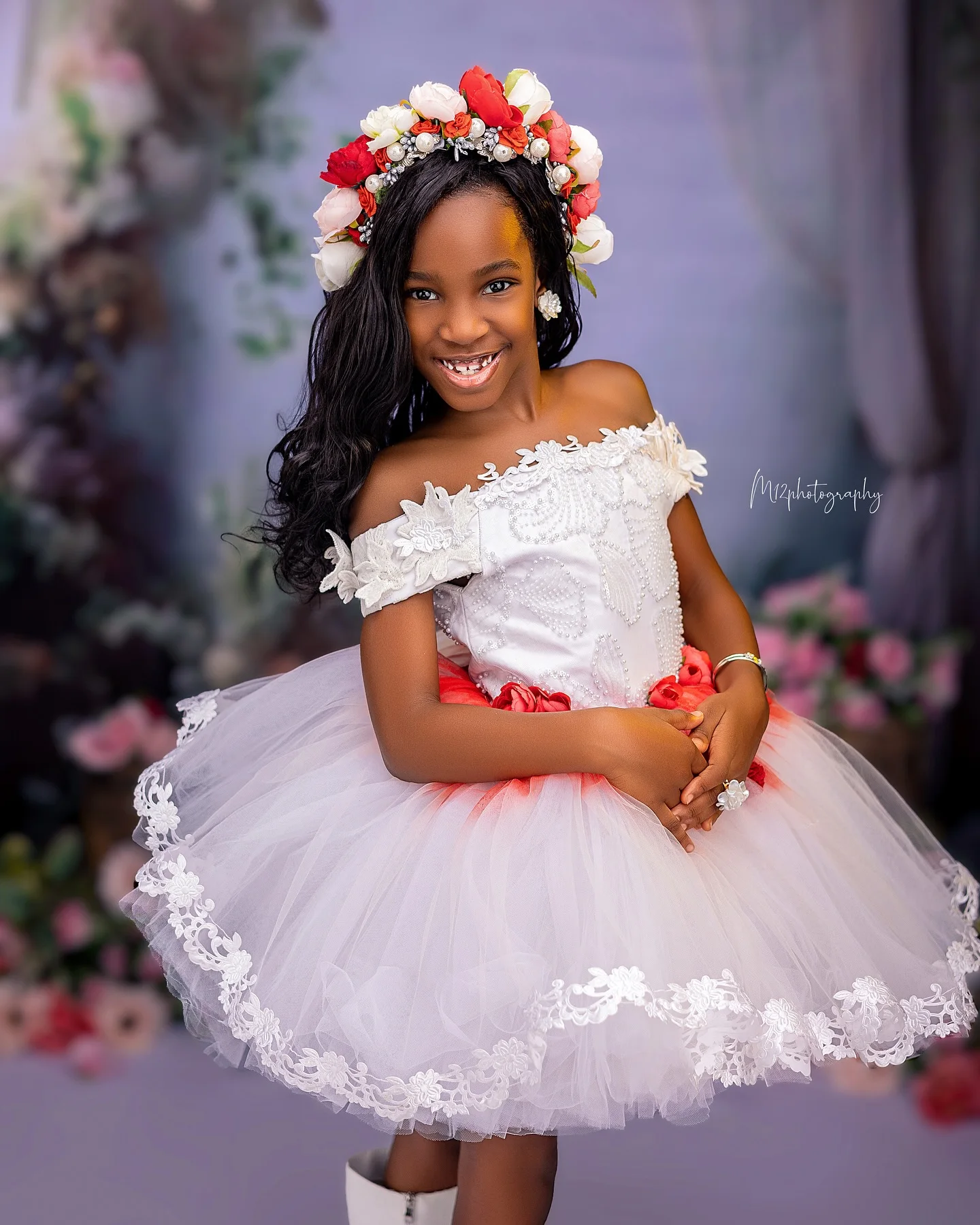 Białe sukienki dla dziewczynek na wesele, szyte na miarę koronkowe sukienki urodzinowe z koralikami, sukienki na przyjęcie