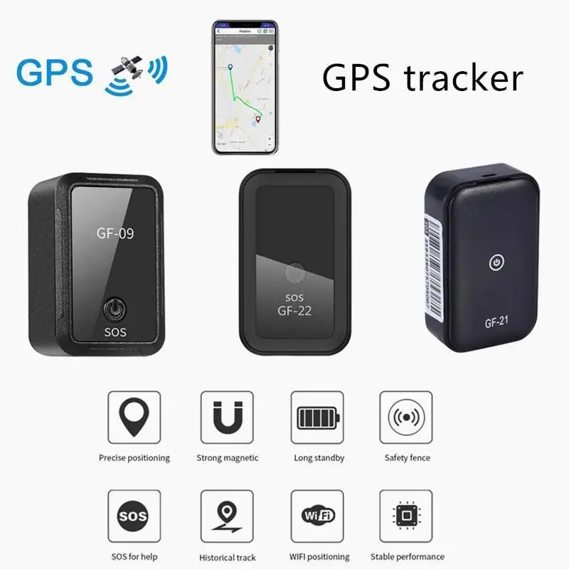 GF22 GF21 GF09 Мини-автомобильный GPS-трекер Автомобильный GPS-локатор Детский анти-потерянный запись прослушивание Интеллектуальное устройство слежения Голосовой мониторинг