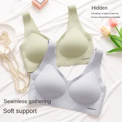 Vest Unwired Bra for Women Beautiful Back Push Up Bra Comfortable Soft Sexy Bras Thin Female Underwear Seamless Push-up Sports