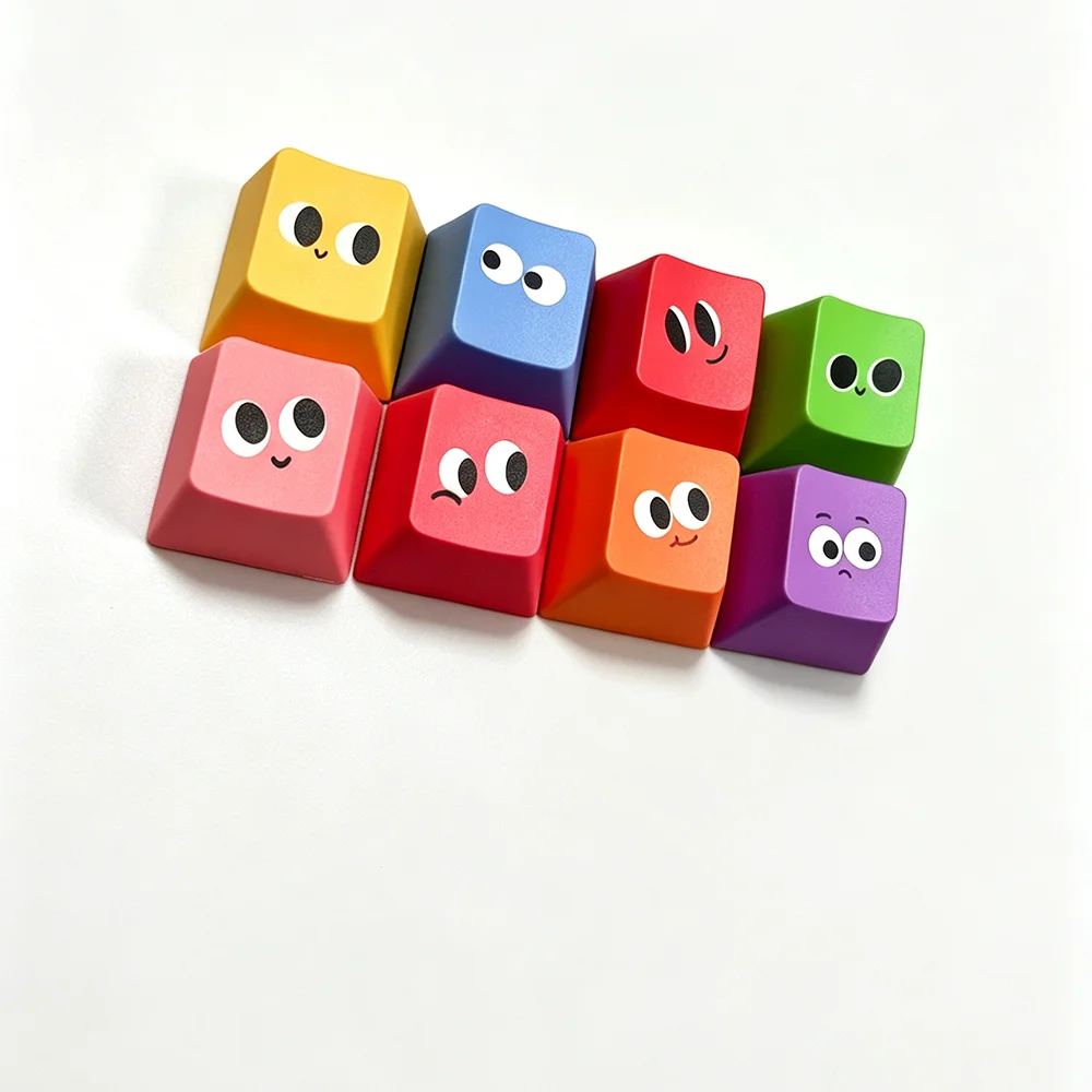 Unique and Creative Novelty Mechanical Keyboard Keycap DIY Keycaps Creative Cross-Shaped Cartoon Keycaps