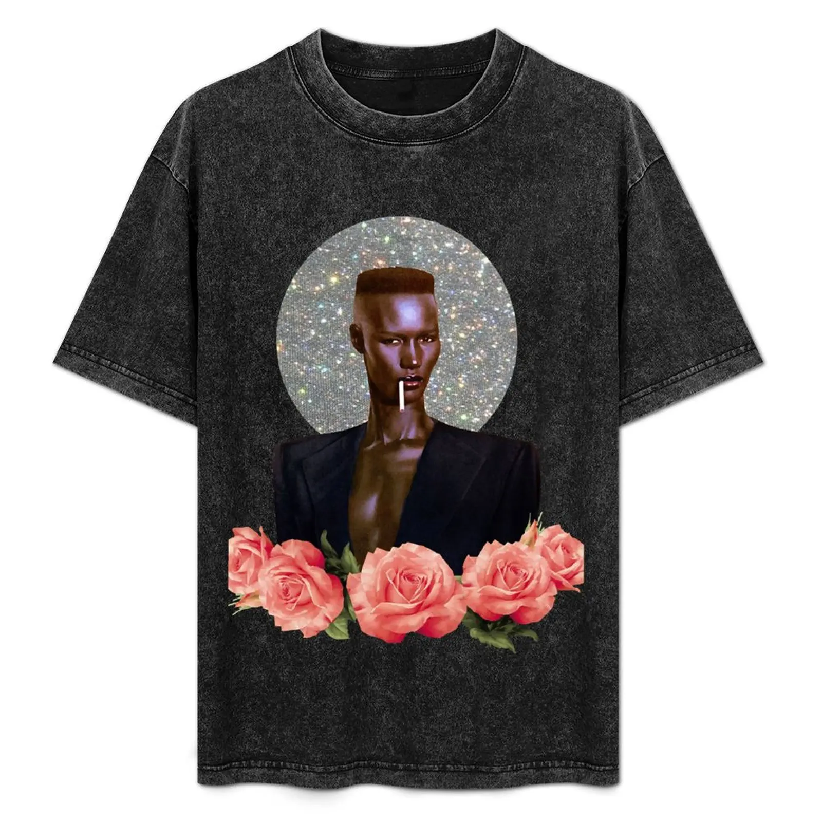

Lover Gifts Model Grace Singer Jones Actor Gift For Birthday T-Shirt Basic Short Sleeve Cotton Blend T-Shirt