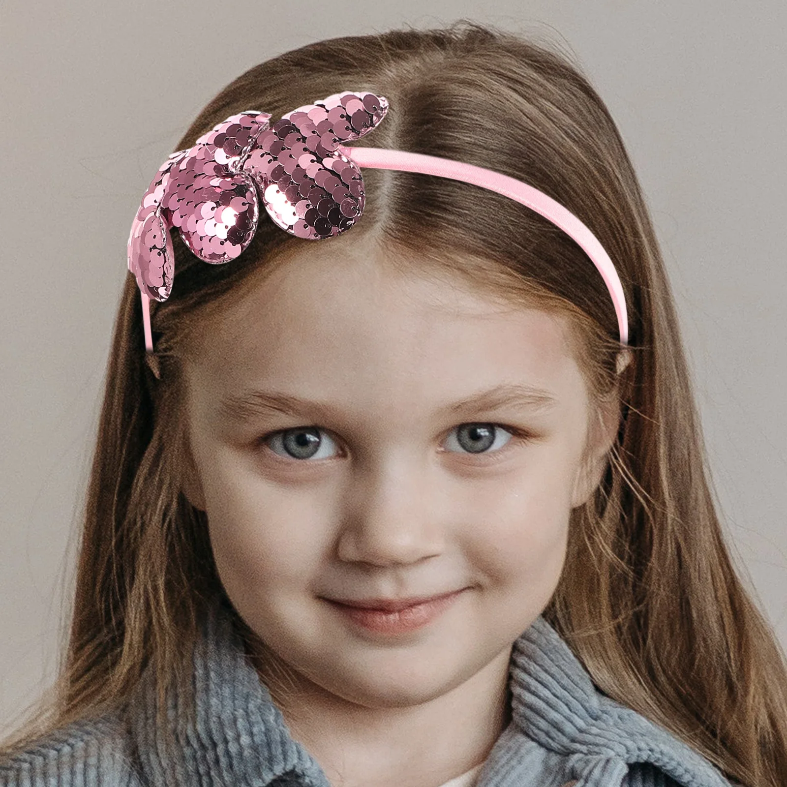 

Heart Shaped Hair Pink Bridal Pearl Headb Sequined Love Valentine Fabric Knotted Headb s Valentines Day Accessories Wedding