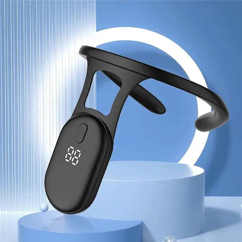 

2PCS Portable Lymphatic Soothing Body Shaping Neck Instrument, Posture Correction Belt Relief Massage Device-C