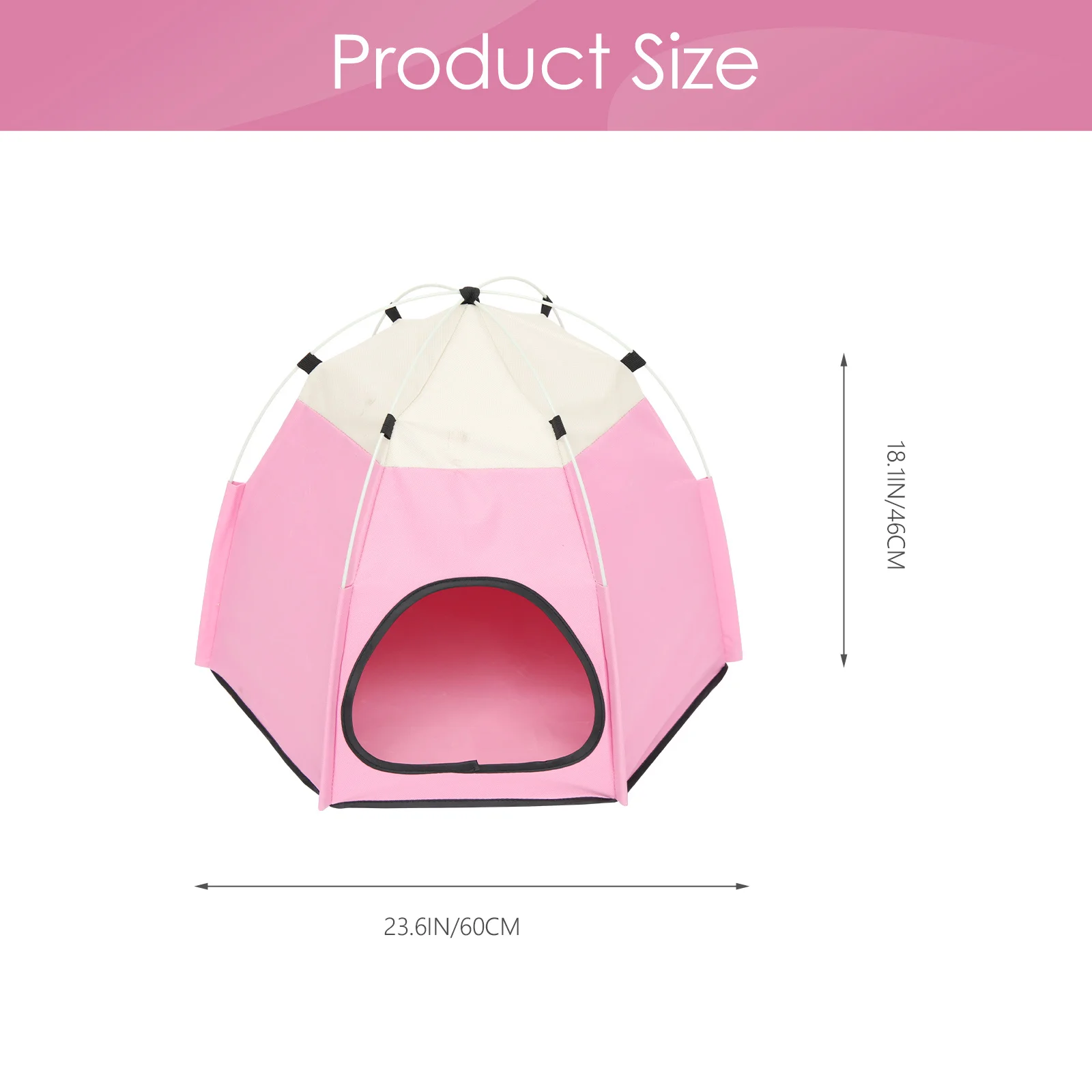 خيمة مريحة للحيوانات الأليفة منزل قابلة للطي للاستخدام الداخلي والخارجي مأوى للنوم للقطط والكلاب الصغيرة عش خيمة اللعب مقاومة للاهتراء لجميع المواسم