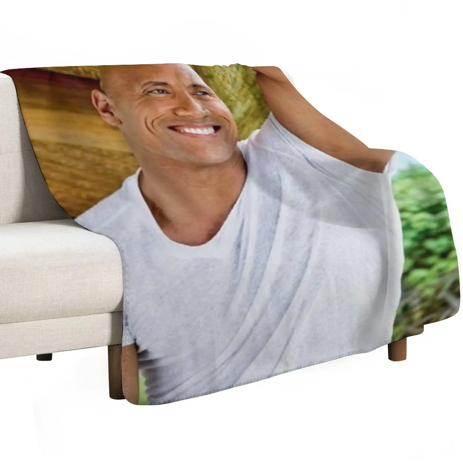 

dwayne johnson Throw Blanket Thin Tourist Shaggy Soft Big Blankets