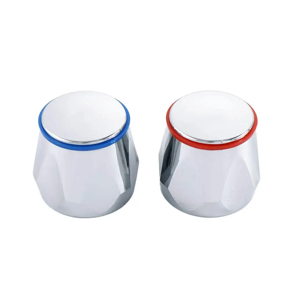 

High Quality Red+Blue Knob Sink Washbasin Kitchen Bathroom Sink Faucet Kitchen Accessories Faucet Handle Faucet Spray Head