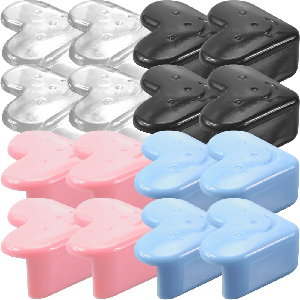 

16 шт., защита для углов мебели, мягкие защитные уголки для детей, защита в форме сердца, край стола, безопасный ударопрочный клей