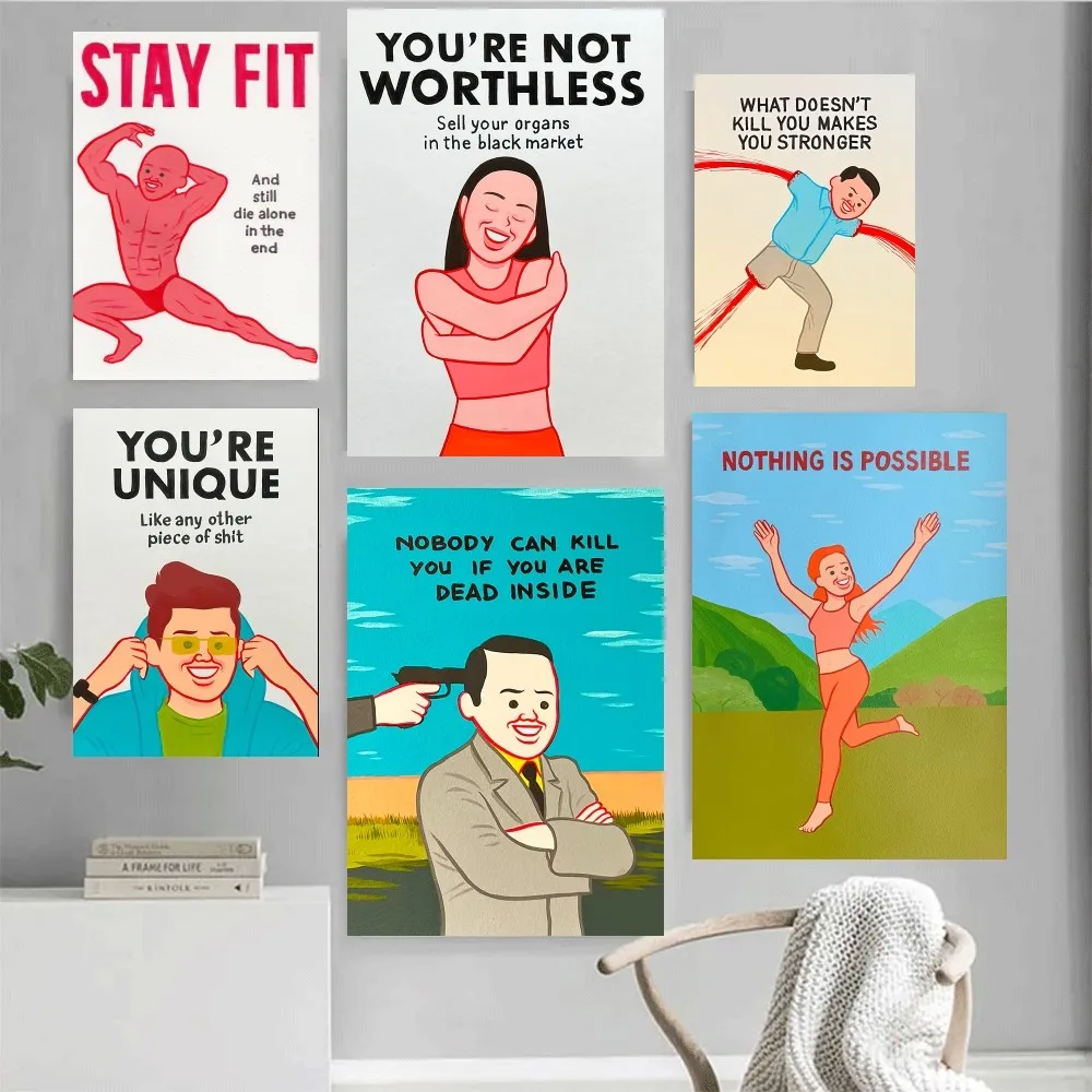 Joan Cornella Zonzo Comics Art Poster Home Office Wall Bedroom Living Room Kitchen Decoration Painting