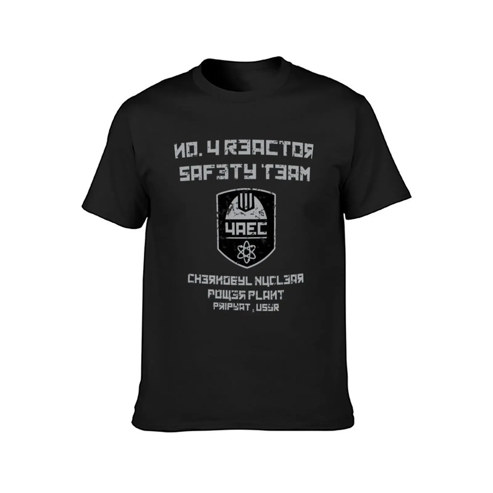 Chernobyl Safety Team Reactor No 4 T-Shirt anime sweat customizeds anime clothes designer t shirt men