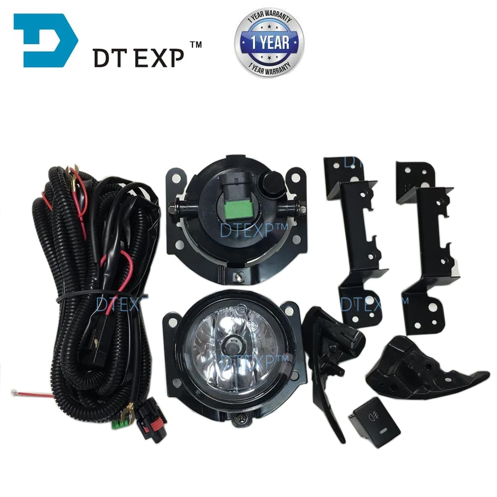 1 Full Kit Fog Lamp Set For Mirage With Bulb Wire And Switch Attrage Fog Lights Kit For Hatchback Mirage Saloon Attrage