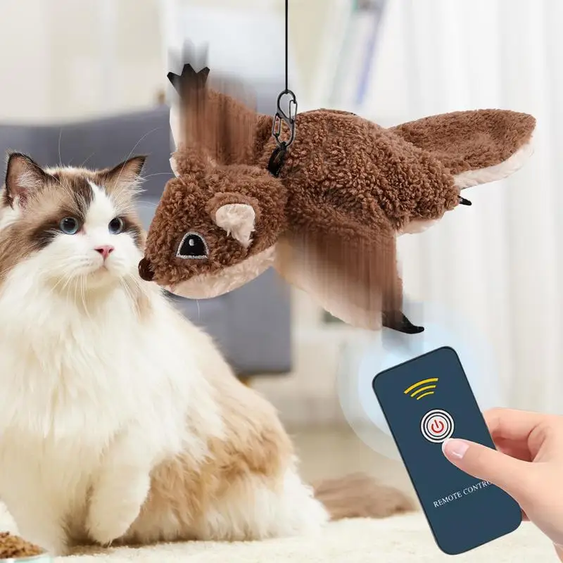 Cat Toys For Bored Indoor Adult Cats Interactive Cat Toy Plush Sugar Glider Cat Toys Cat Nip Toys Realistic Bird Cat Toy For