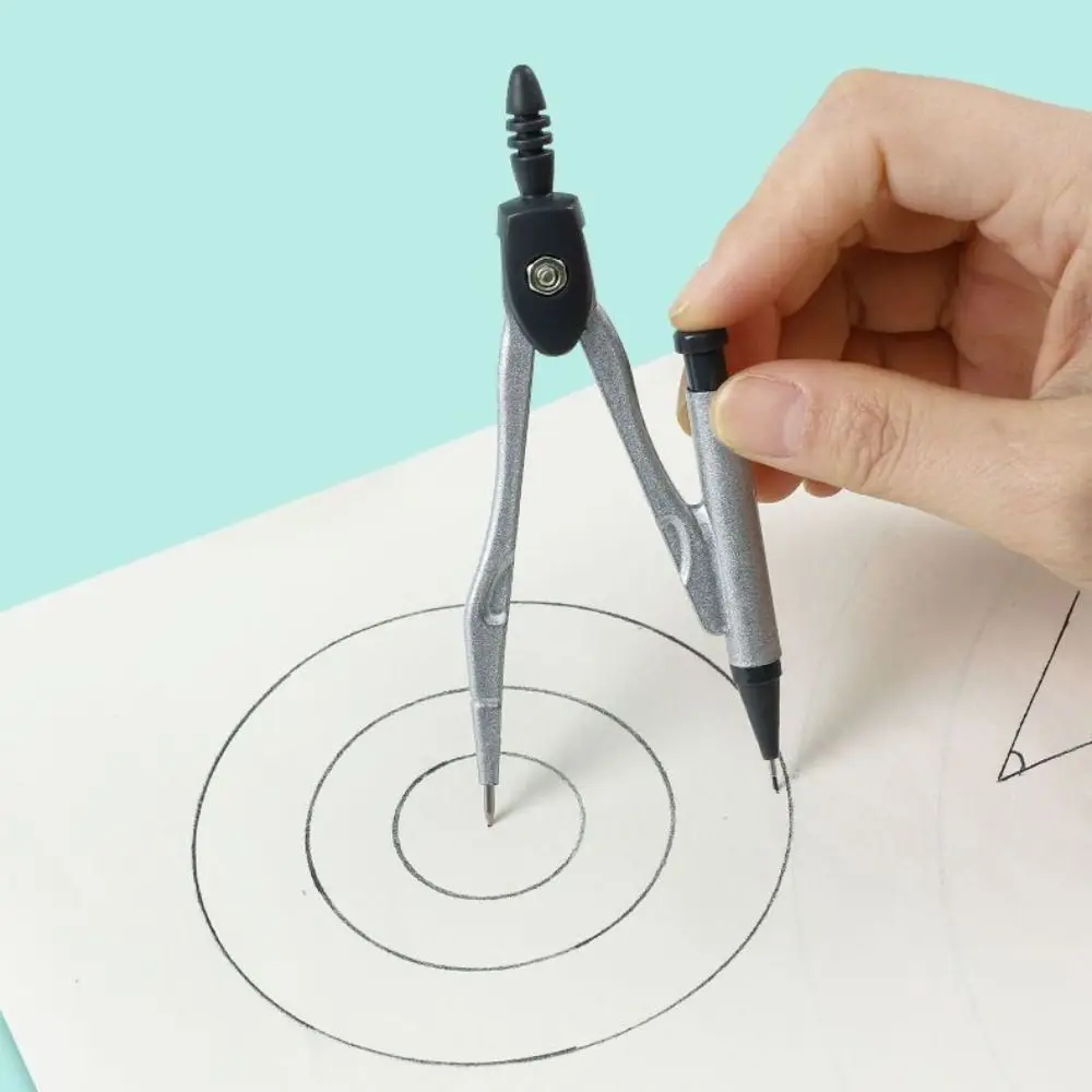 8Pcs/Set Multifunctional Drawing Compass Ruler Kit Precise Portable Math Measuring Tool Protractor Compact Geometry Compass Set