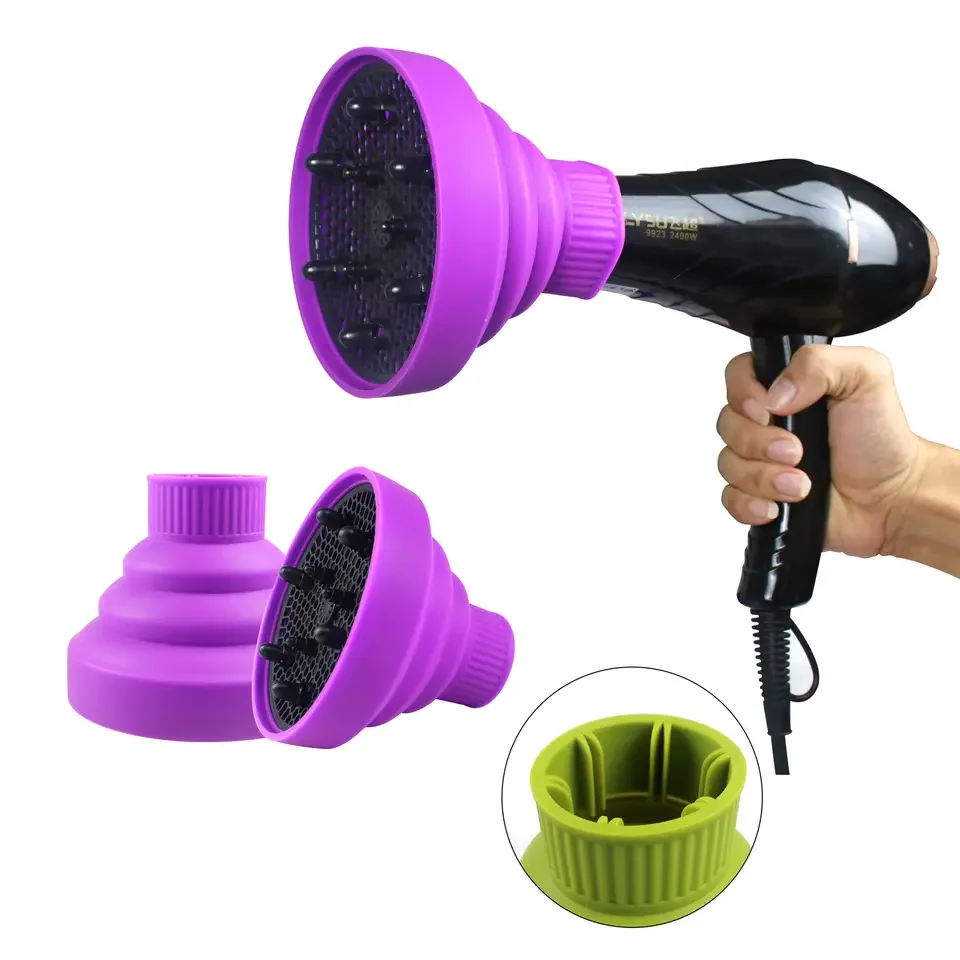 

Suitable 4-4.8cm Universal Hair Curl Diffuser Cover Diffuser Disk Hairdryer Curly Drying Blower Hair Styling Tool Accessories