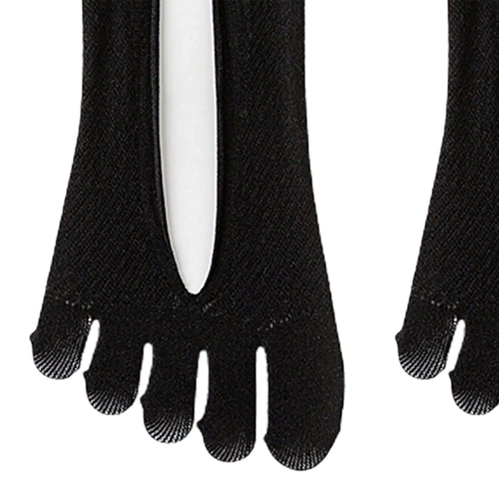 الصيف تنفس خمسة اصبع القدم منفصلة لا تظهر رقيقة الجوارب النساء نونسليب كعب قبضة بطانة للشقق والمتسكعون #5