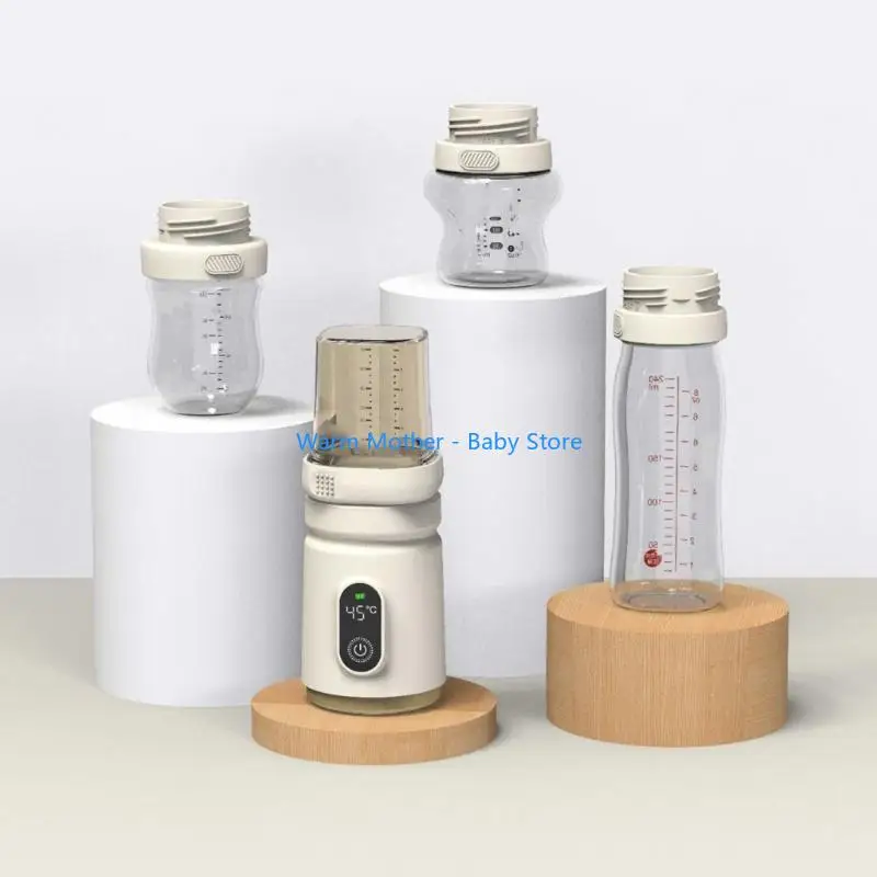 4 bánh răng Nhiệt độ có thể điều chỉnh Chống rò rỉ Du lịch An toàn Máy hâm sữa Sữa Ấm hơn / Bộ chuyển đổi Làm nóng nhanh Máy hâm