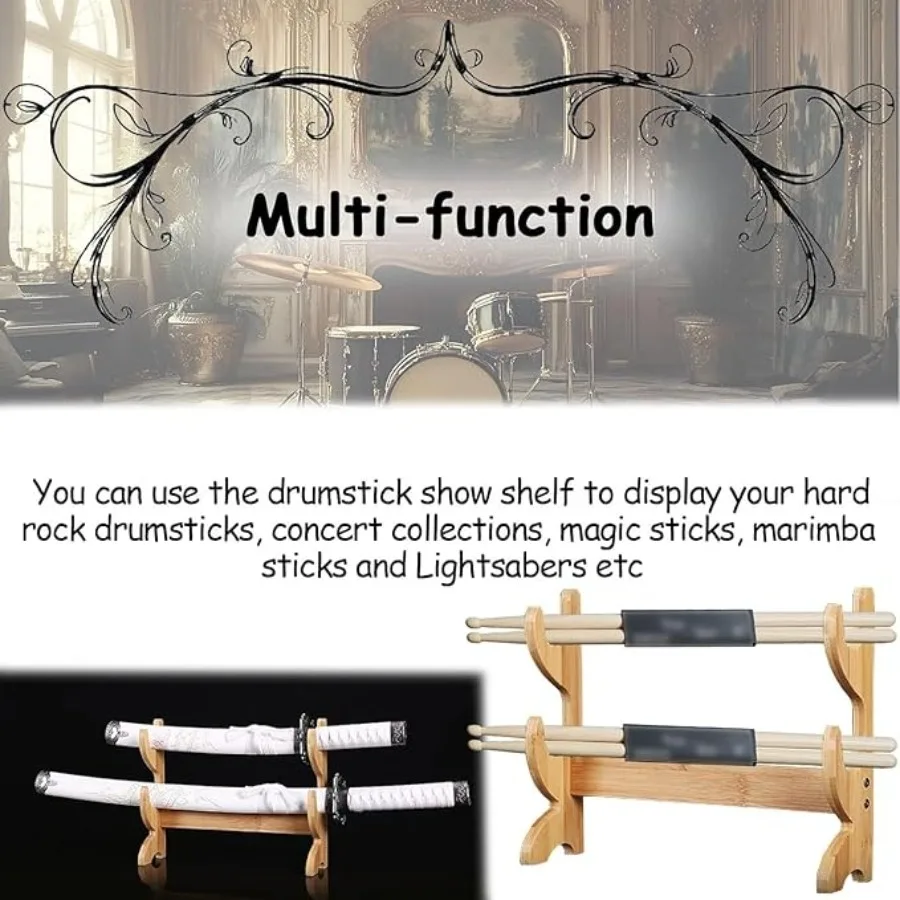 4layers Stand Sword Shelf Support Wooden Schwert Storage Rack Display Real Japanese Katana Sabre Shelf Holder Organizer Decor