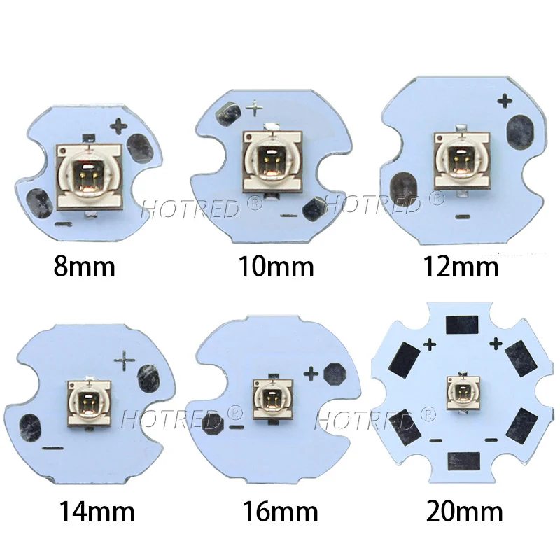 Imagem -05 - Infravermelho ir Alta Potência Led Emissor Diodo de Câmera para Visão Noturna Lâmpada Laser de Segurança Smd 3535 3w 850nm 30 Graus 60 Graus 120 Graus 10 Pcs