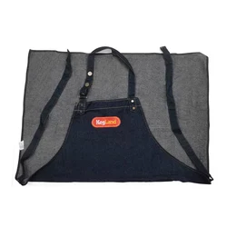 KegLand Canvas Kitchen Aprons With Tool Pockets Oil-proof BBQ Apron for Bar Shop Cafes Household Beer Brewing Accessories