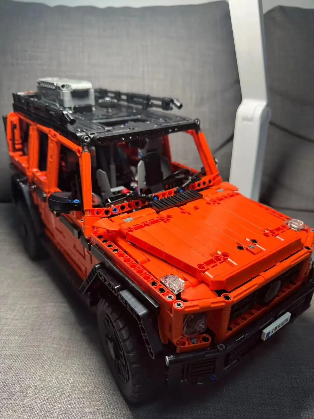 

MOC2891 orange off-road vehicle model building block model decoration Christmas birthday holiday party gift 42177