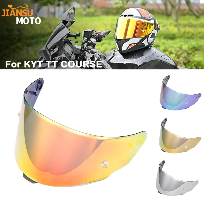 

Helmet Visor for KYT TT COURSE Motorcycle Helmet Shield Windshield Sunscreen TTC Helmets Accessories High Strength