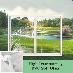 PVC Transparent Rainproof Plastic Cloth Curtains Thickened Balcony Windproof God Warm Shed Partition Tarpaulin