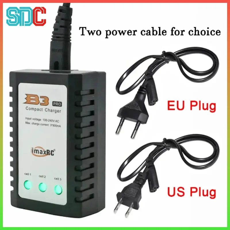 B3 Balanced Battery Charger for B3pro Compact 2S 3S Lipo Lithium Power Supply Universal EU/US Plug RC Helicopter Accessory