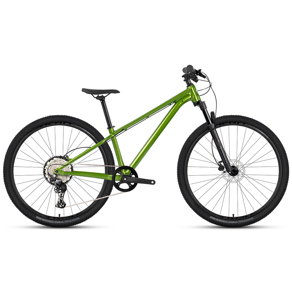 

27.5 or 29-inch 13-speed aluminum dirt jump mountain bike with advanced hydraulic disc brakes