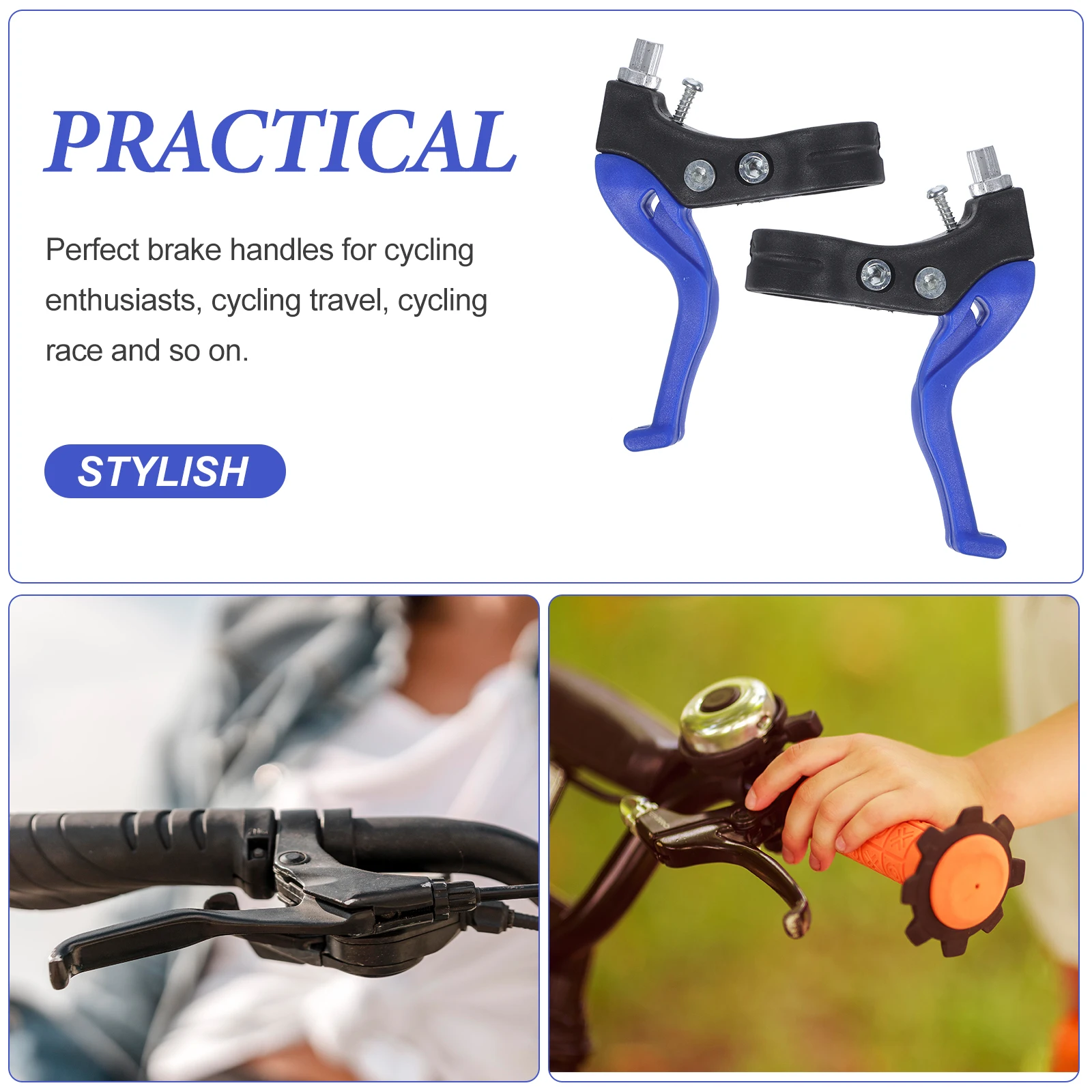 

Brake Lever Kids Bike Levers Replacement Handle Metal Training Accessories for Universal Cycling Level Handlebar