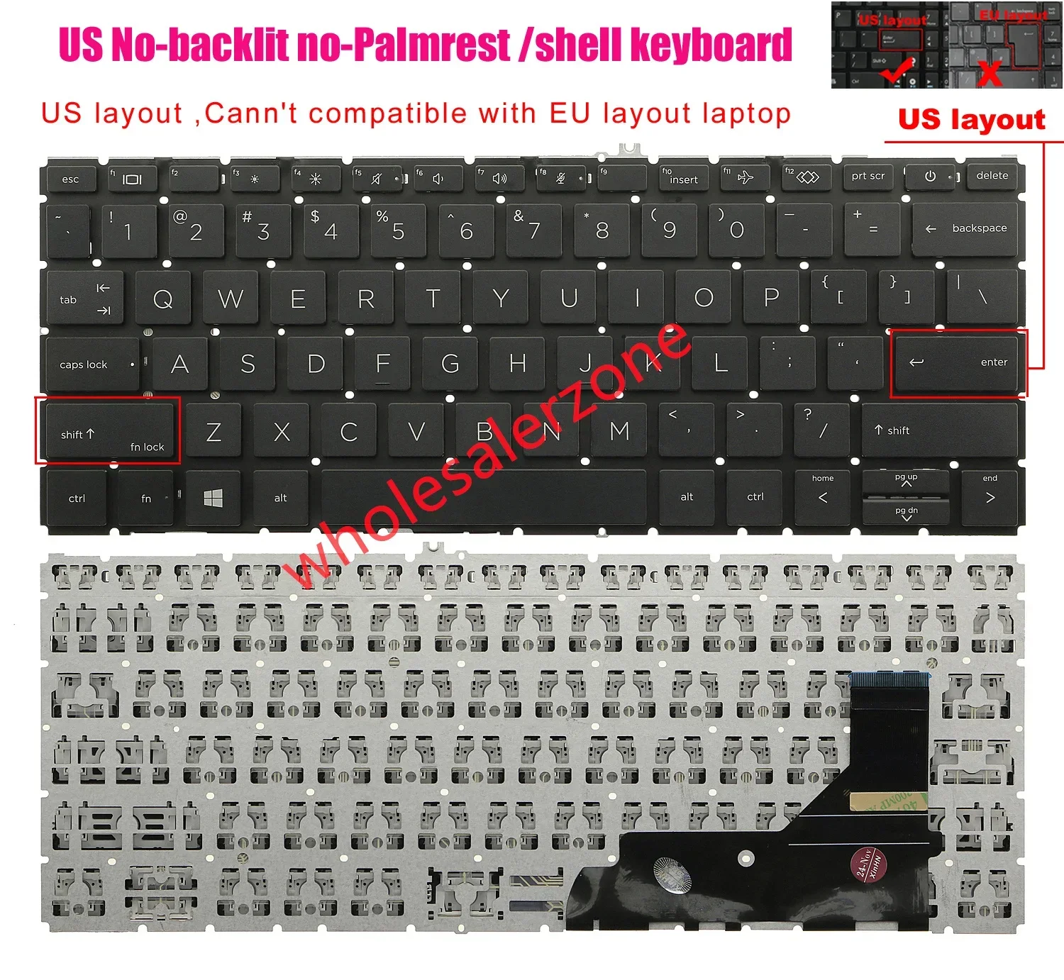 New For HP EliteBook 830 G7 G8,730 735 G7 G8,835 G7,Probook 630 G8,635 G7 G8 US layout keyboard
