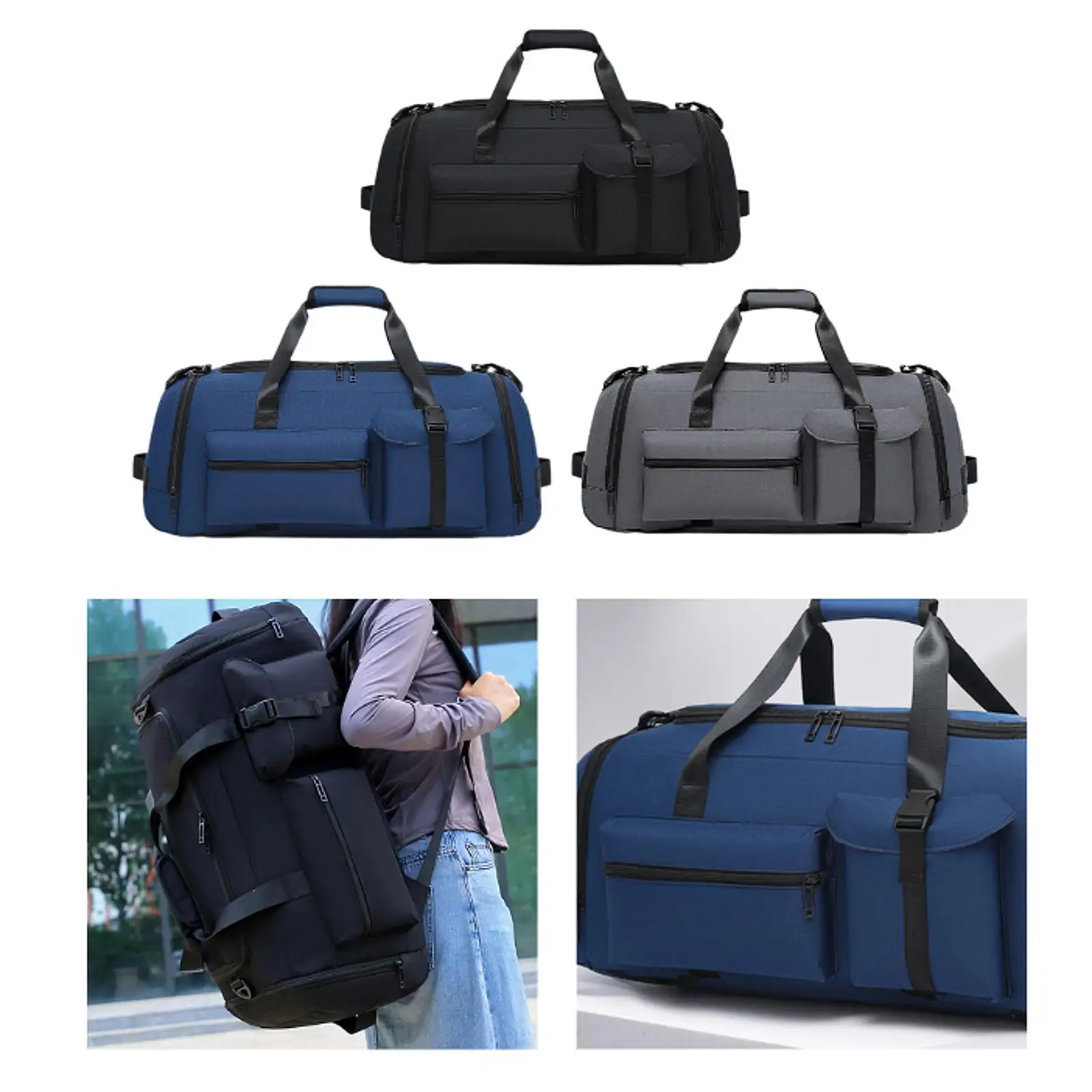 Bolsa de gimnasio deportiva, bolsa de viaje impermeable para viajes, entrenamiento, Camping al aire libre