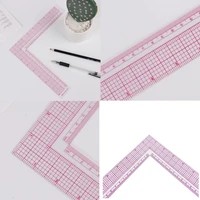 Règle de courtepointe en plastique pour patchwork de couture, artisanat de coupe de vêtement 6