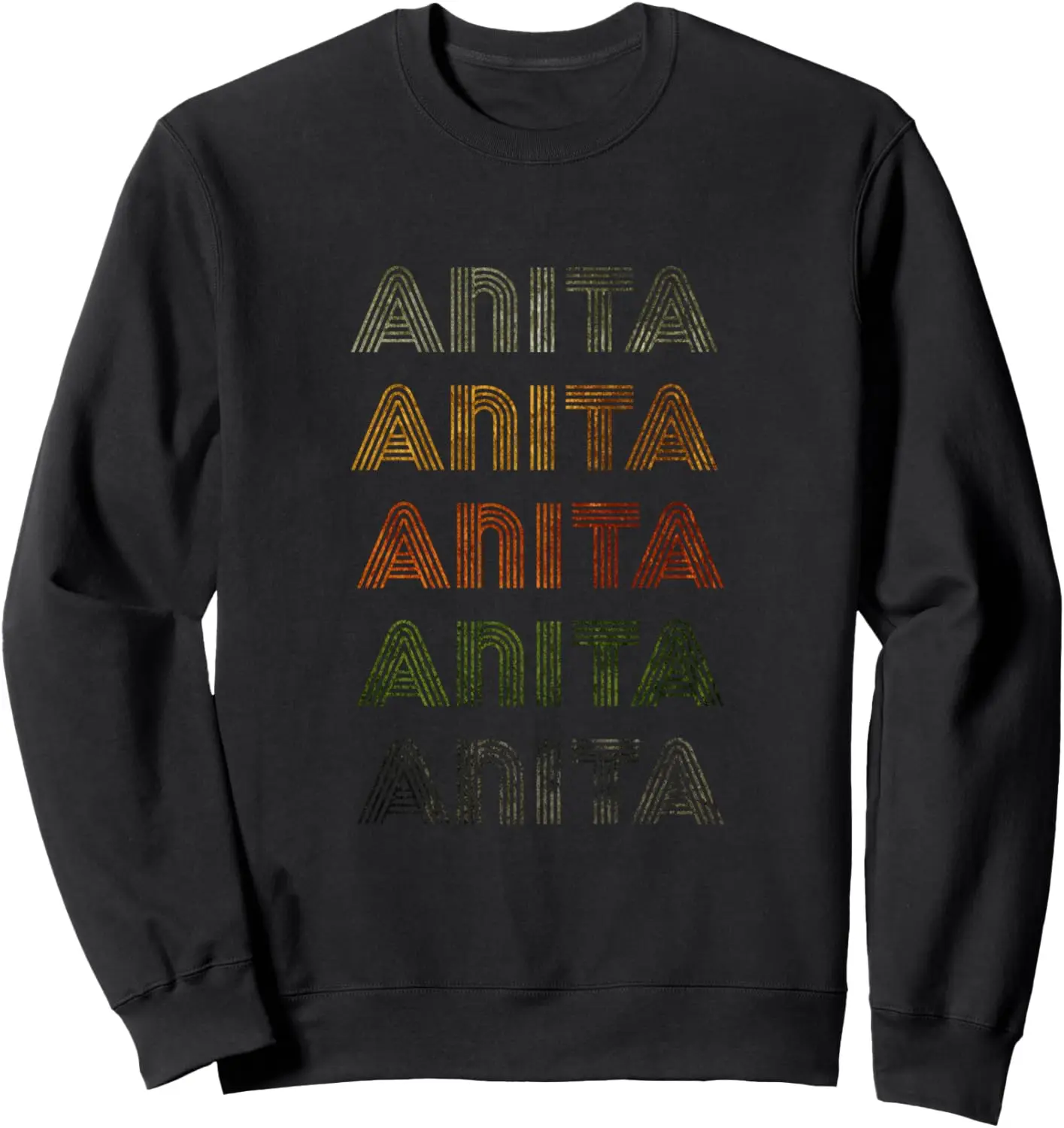 Love Heart Anita Tee Grunge/Vintage Style Black Anita Sweatshirt