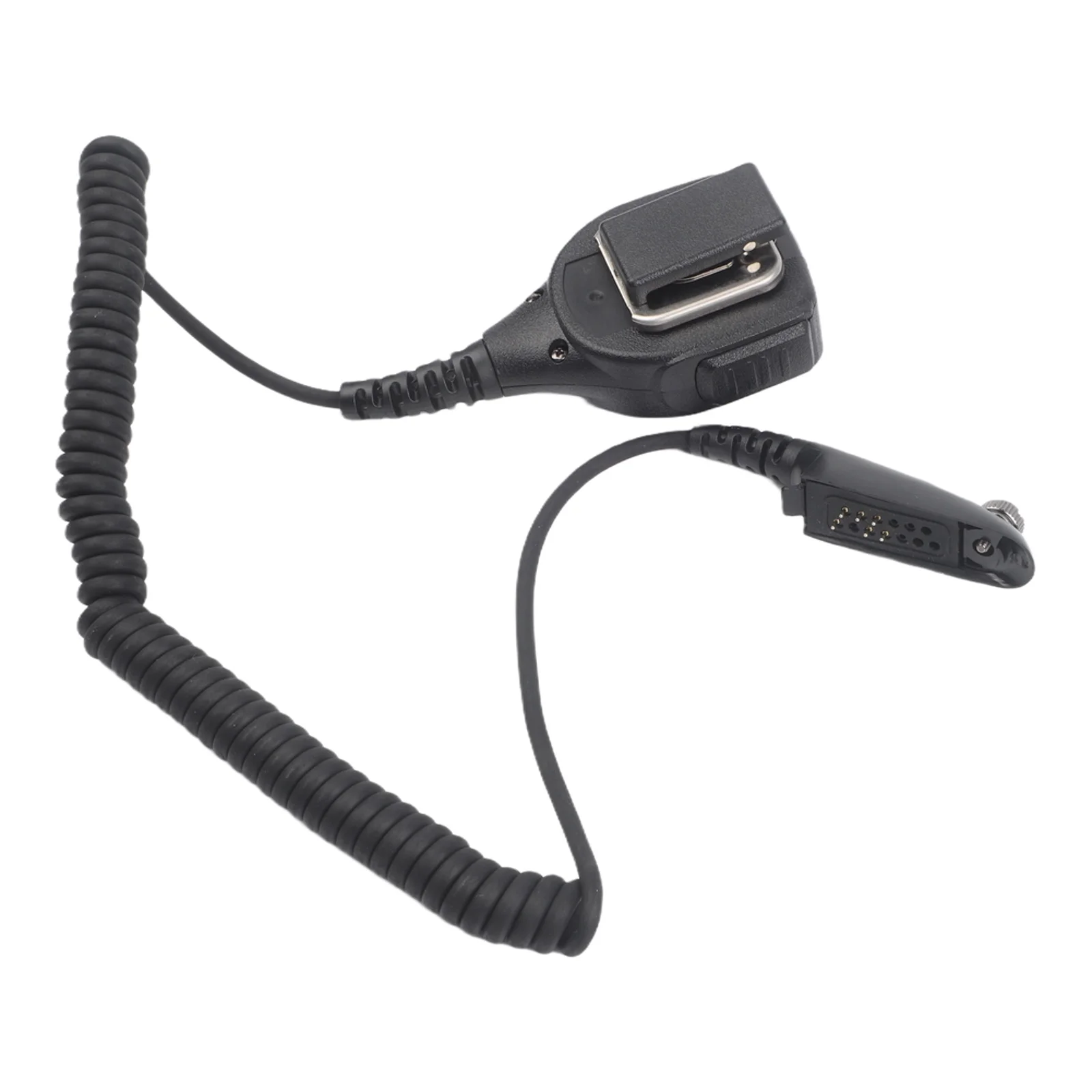 Noise Cancelling Mic Speaker Microphone Clip-on Design Shoulder-mounted Speaker ABS Engineering Plastic PU Cable