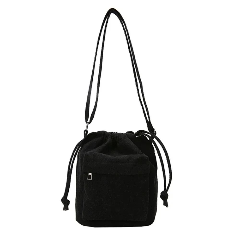 Koreanische Schultertasche mit Kordelzug, Reisetasche, lässige, leichte Jugend-Umhängetasche, neue Messenger-Tasche, weiche, lässige Geldbörse – Detail 9