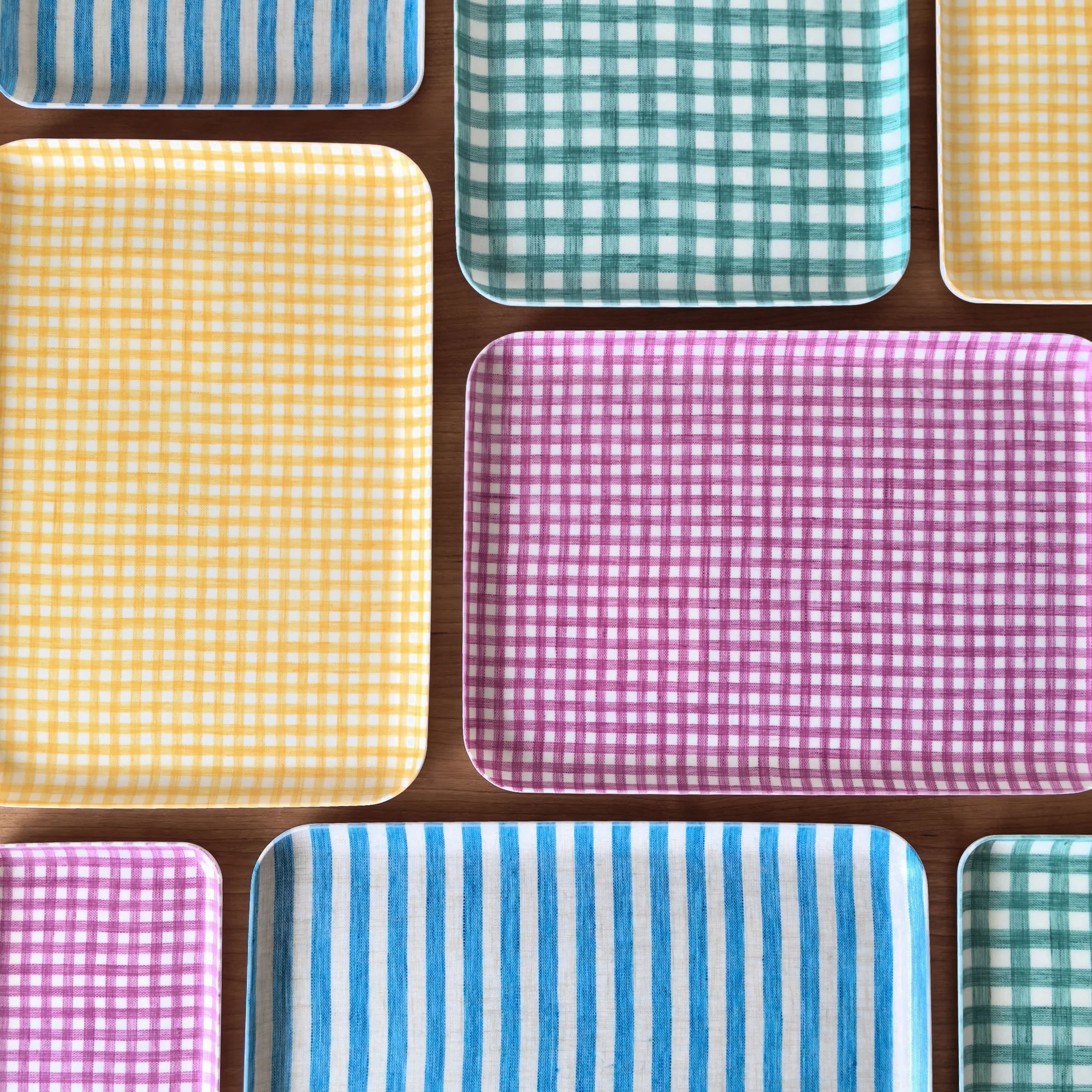 

Туманная льняная работа, льняной поднос с покрытием из смолы, прямоугольная тарелка, японская обеденная посуда Sle, поднос для материалов Cosite