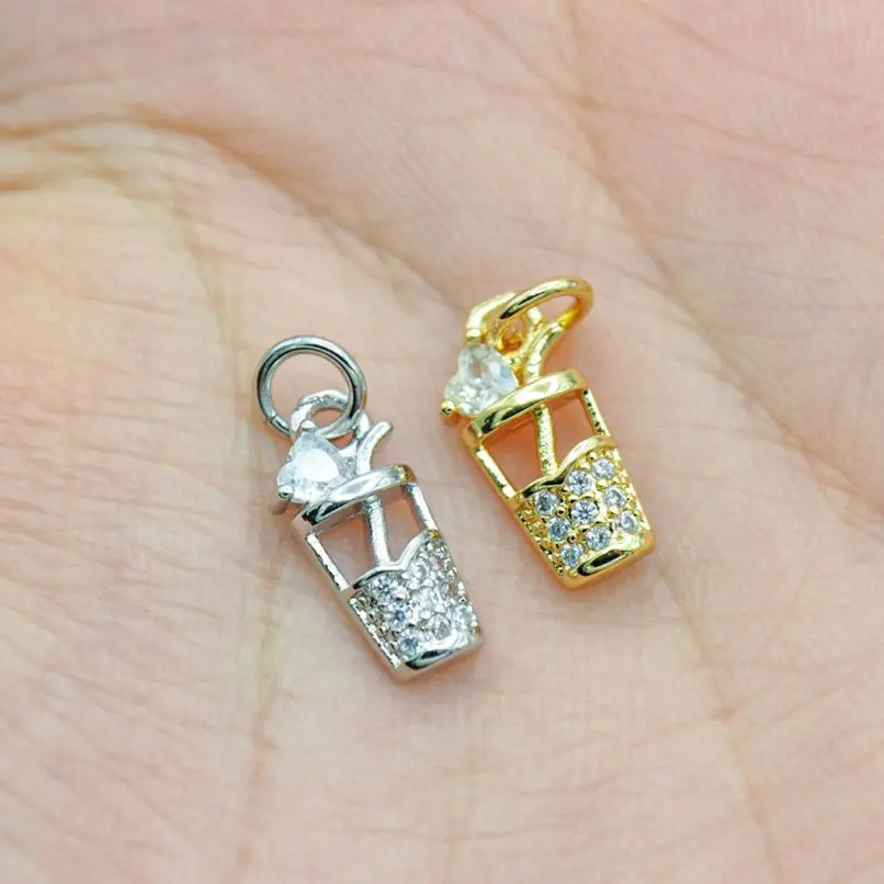 

2Pcs Plated Pendant Charms Copper Approx 7x16.4mm Jewelry Special Gift For Women