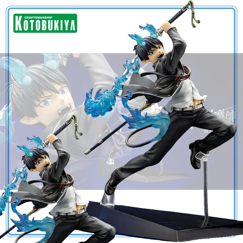 

KOTOBUKIYA Original Ao No Exorcist: Yuki No Hate Hen Okumura Rin ARTFX J 1/8 Anime Cartoon Garage Kit Model Toys Gifts Toys