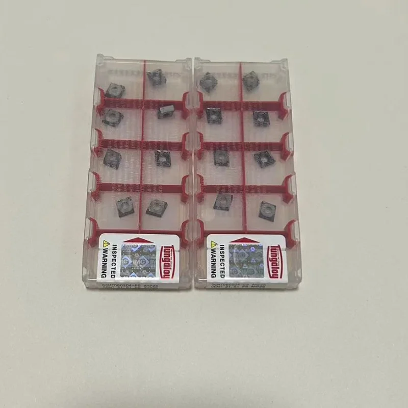Imagem -02 - Tungaloy-carbide Insere Ferramentas de Corte Ccmt060202-ps Ah725 Ccmt060204-ps Ah725 Ccmt060208-ps Ah725 Ferramenta de Torneamento 10 Pcs