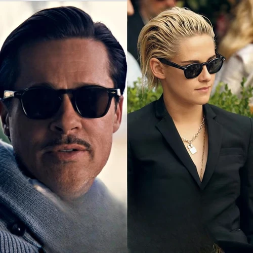 Imagen 2 del producto Gafas de sol hechas a mano con montura redonda de carey de alta calidad, gafas de sol de acetato para hombre y mujer, gafas de sol UV400 para playa, se pueden tallar