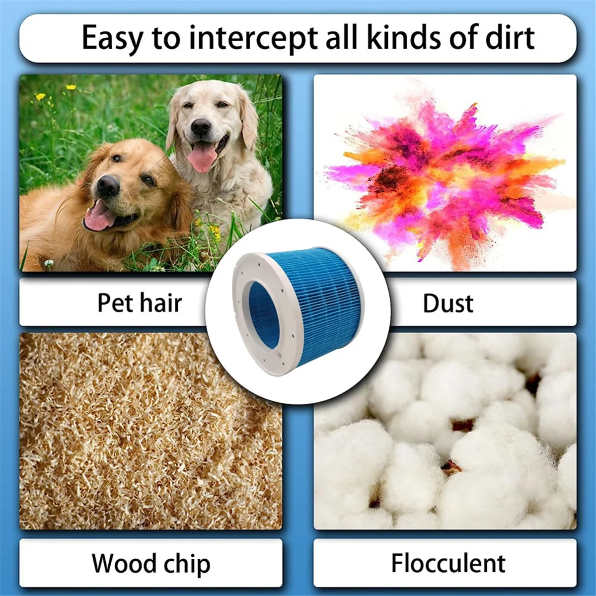 ขายร้อน H13 ตัวกรอง Hepa สําหรับหมอกฟรี Humidifier 3 [400] ตัวกรอง CJSJSQ02XYLX ทําความสะอาดในครัวเรือน