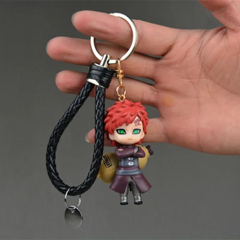Llavero de Anime Naruto Kawaii, Colgante de Uchiha Madara, Deidara, Kakashi, Gaara, Adornos Decorativos para Mochila, Juguetes de Dibujos Animados, Regalos