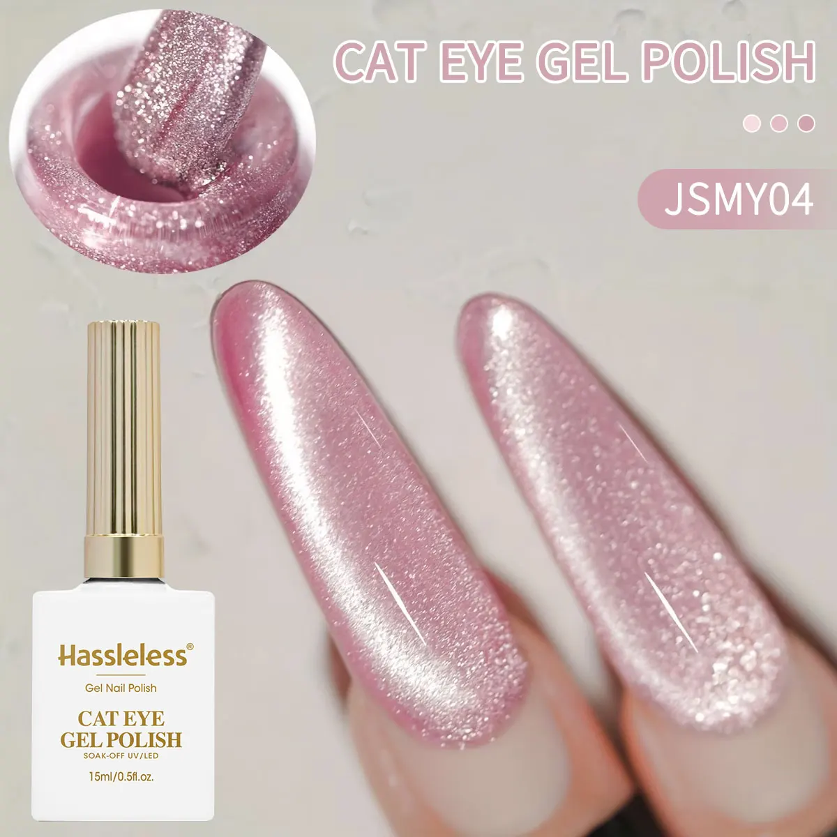 1 x 0,5 oz de esmalte de unhas com glitter brilhante, holográfico laser rubi ​ ​ Esmalte em gel cat-eye, manicure removível com luz LED, faça você mesmo