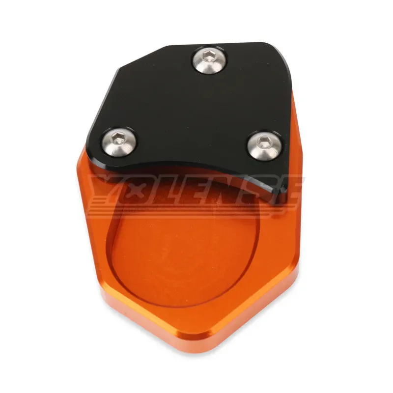 

Motorcycle Accessory Extension Pad Support Plate Enlarge Stand CNC Kickstand Foot Side Stand For DUKE390 DUKE 390 250 2024 2025