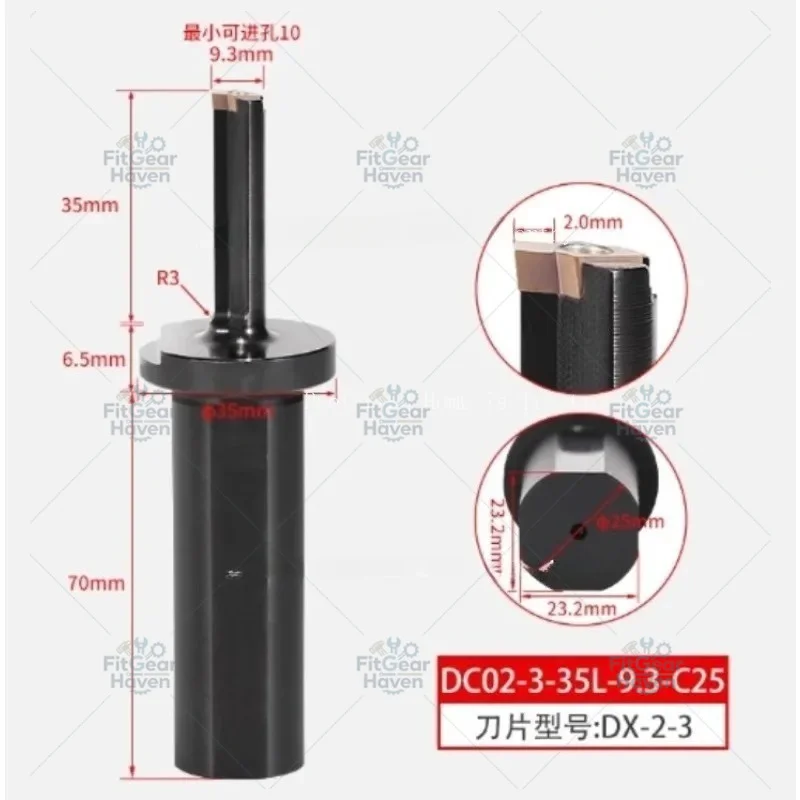 Suitable for CNC Machining of Tool Holders Used for Cutting Internal Keyways